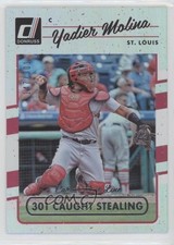 2017 Panini Donruss Stat Line Career 147/301 Yadier Molina #152 04br