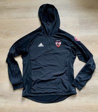 Adidas FC Bayern München ClimaWarm 1/4 Cremallera Sudadera con Capucha Hombre’s M Negro Fútbol Pullover