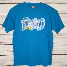 Vintage Donald Duck Walt Disney Designs Mickey Single Stitched Made In USA XL-D4