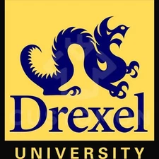 Drexel University Dragons Football Sticker Die Cut Laminated