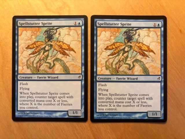 MTG Magic the Gathering 1x Spellstutter Sprite Lorwyn LP