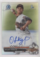 2017 Bowman Chrome Prospect Refractor 330/499 Ofelky Peralta #CPA-OP Auto 00bo