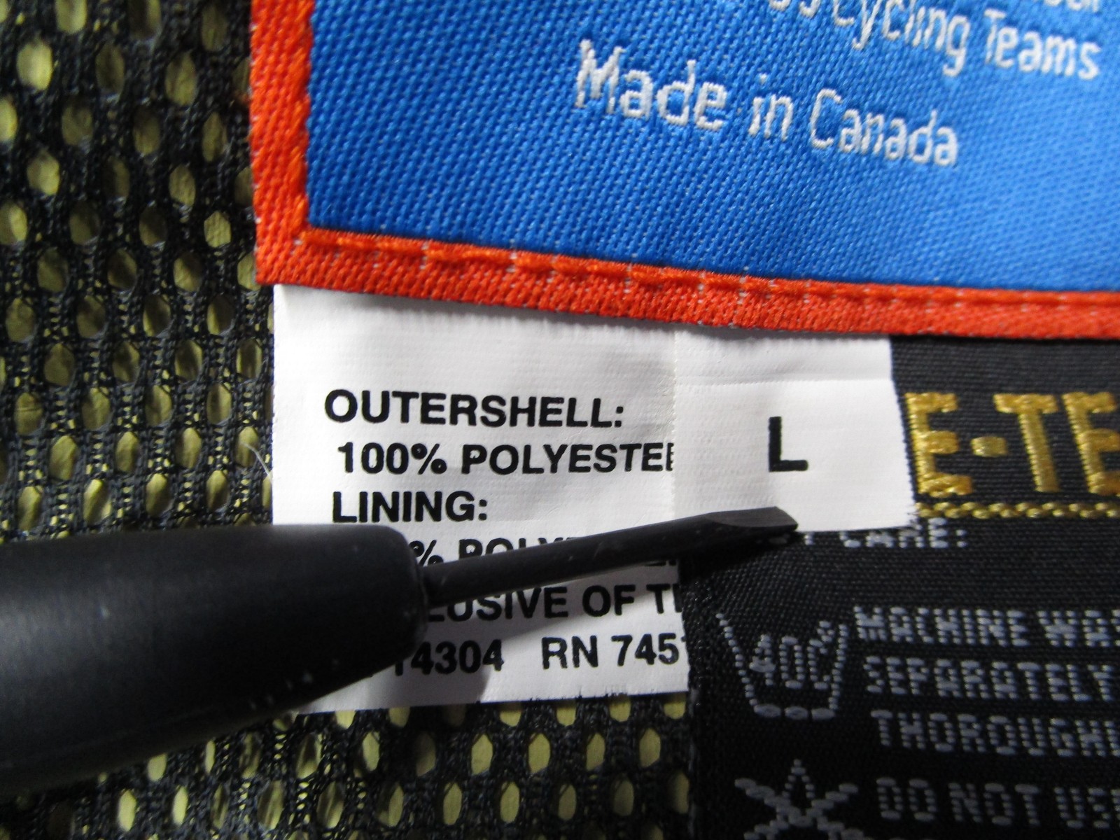 Performance Jacket Mens Large Blue Waterproof Hoo… - image 4