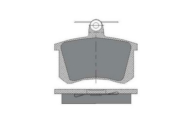 Bremsbeläge Brembelagsatz SCT SP145PR - OEM 986491441 LP451 FDB222 FDB596