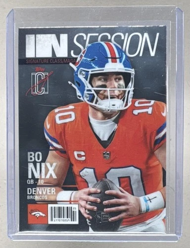 2025 Topps Signature Bo Nix Base (RAW)