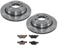 Rear Disc Brake Rotors & Ceramic Brake Pads for BMW X1 2.0L 2012-2015