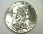 1955 FRANKLIN HALF DOLLAR CHOICE UNCIRCULATED CH. UNC. NICE ORIGINAL COIN