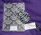 NEW VERA BRADLEY  LUNAR GRAY LEATHER WRISTLET KEY STRAP  gray — photo 9