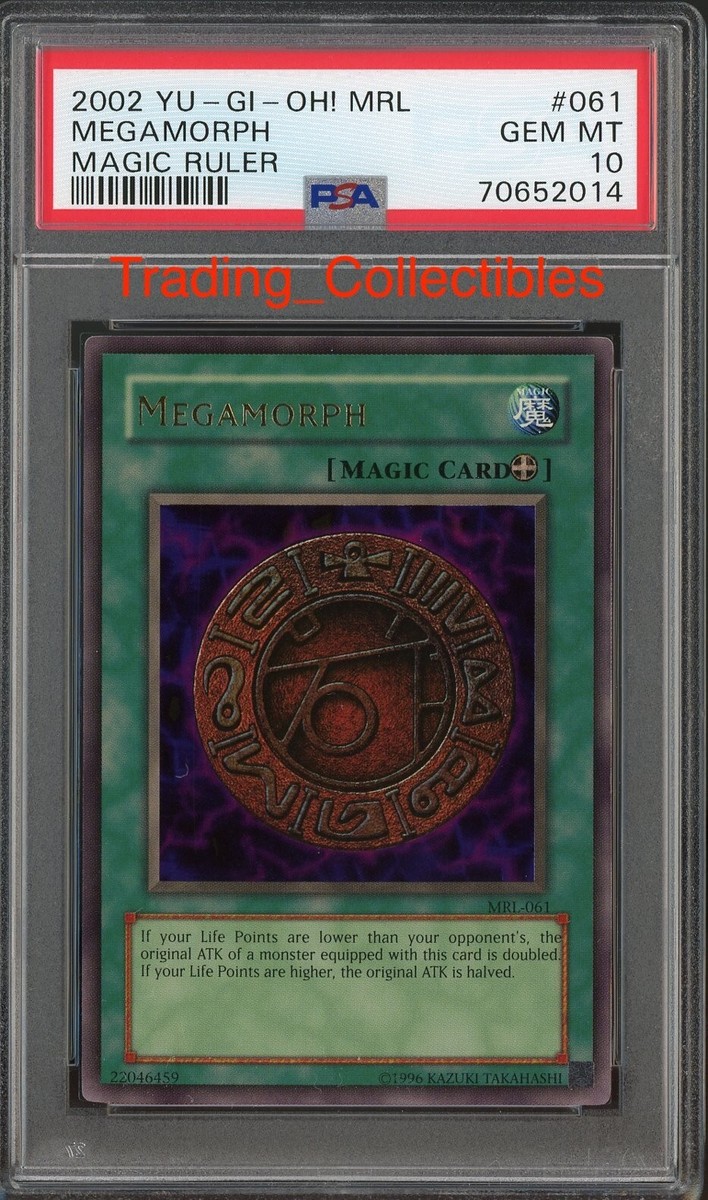 PSA 10 Megamorph MRL 061 Magic Ruler Yugioh Card | eBay