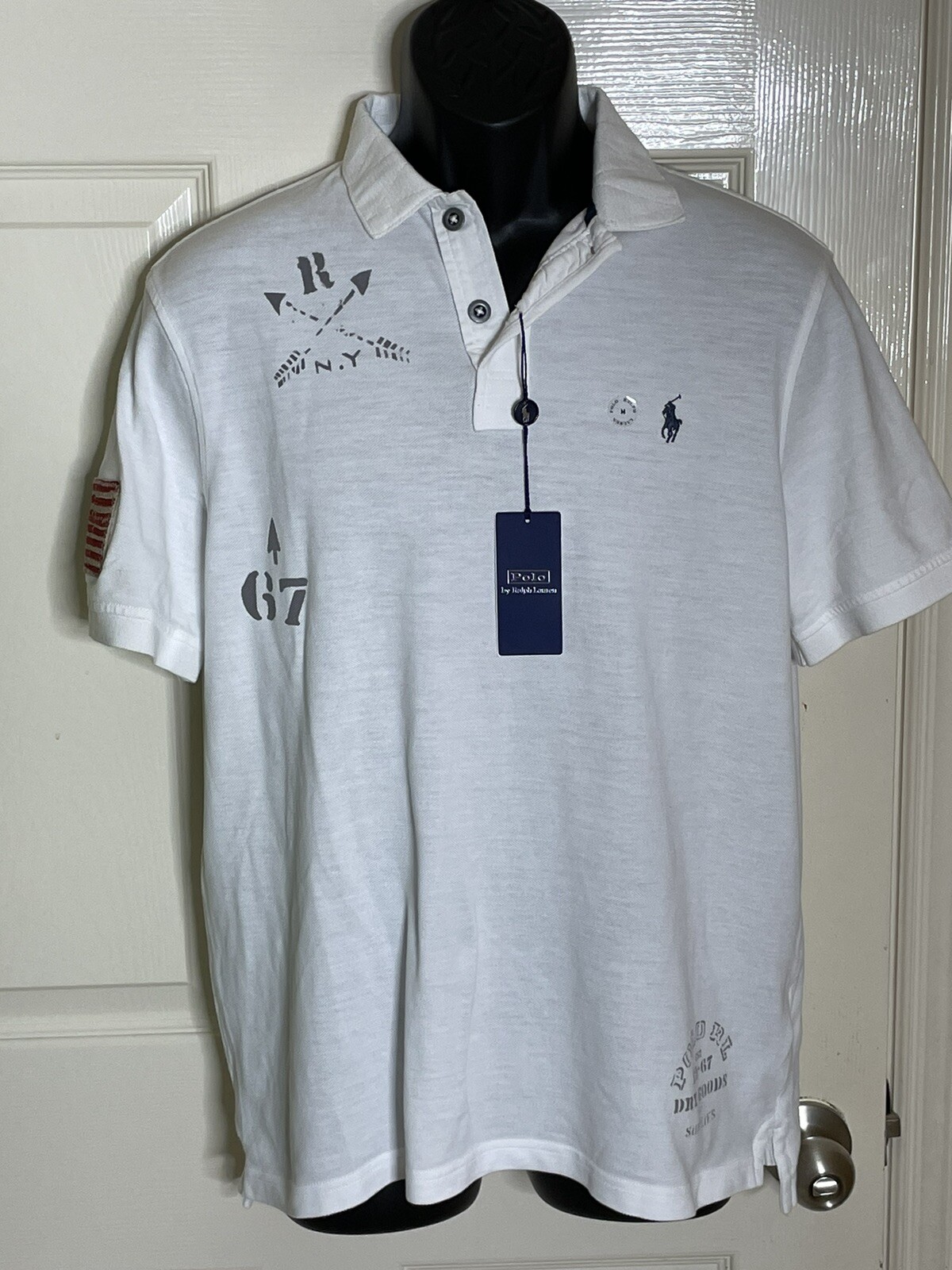 POLO RALPH LAUREN ORIGINAL LABEL POLO OXFORD Med image 3