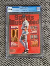 NEWSSTAND July 8, 1996 Alex Rodriguez CGC 9.6 Sports Illustrated First Cover