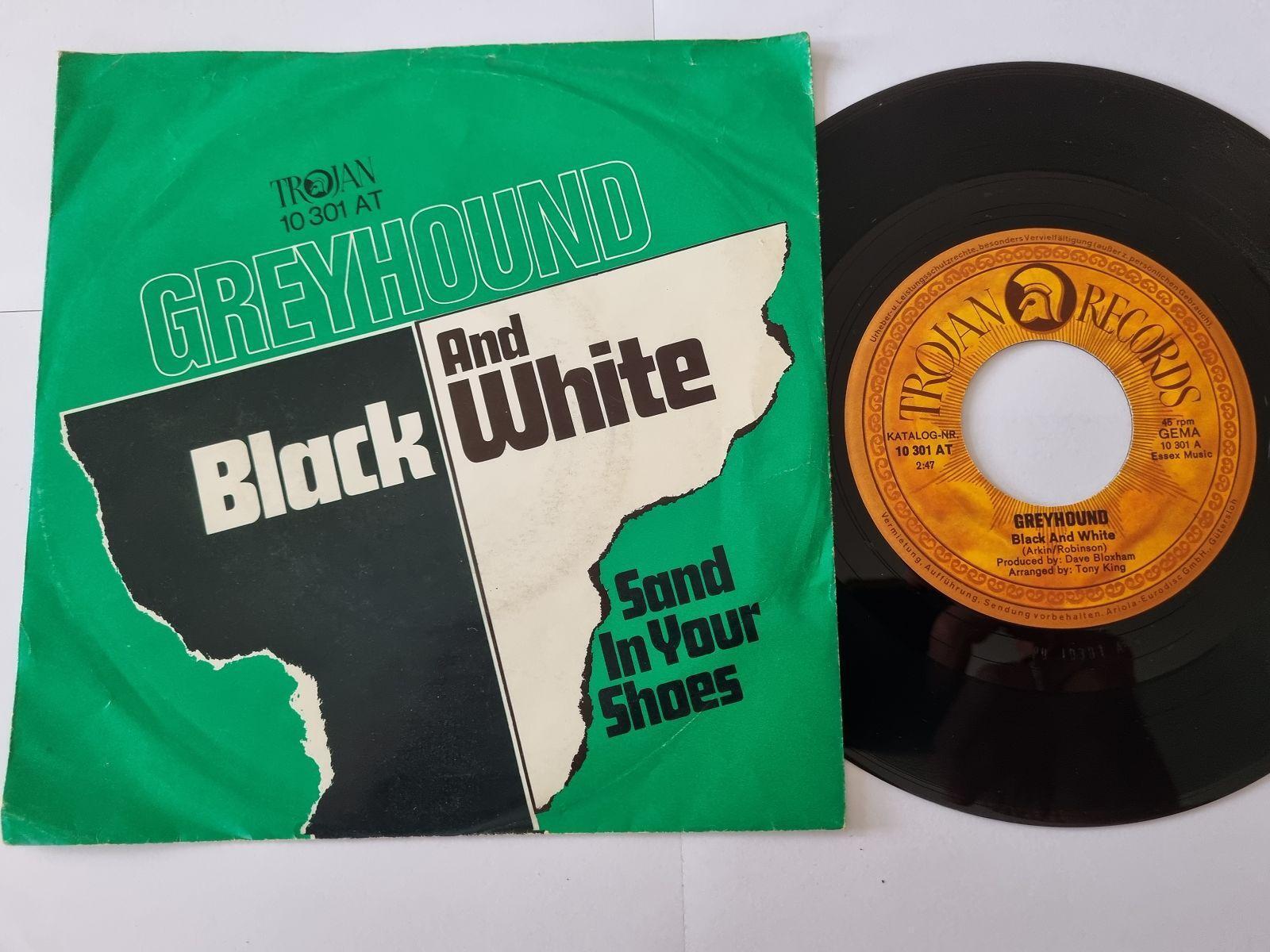7"" Single Greyhound - Black and white Vinyl Germany