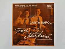 RENATO CAROSONE GEGE' DI GIACOMO Canta Napoli 45 giri 45E GQ 529
