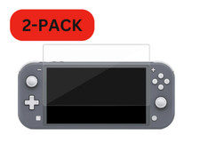 2 Tempered Glass Screen Protectors Nintendo Switch Lite Scratch-Resistant