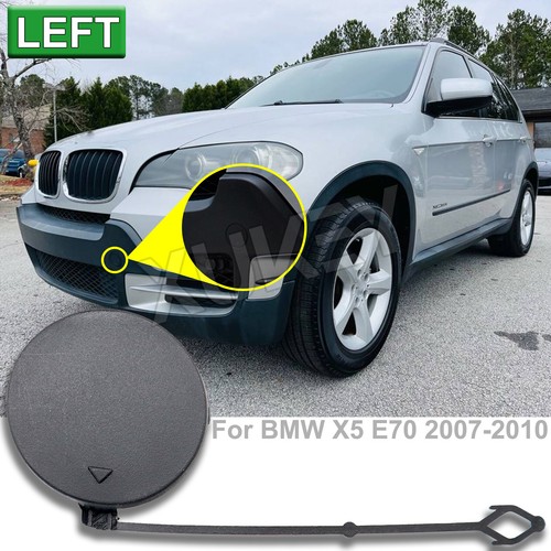 For BMW X5 E70 2007 2010 Front Tow Eye Hook Cover Trailer Towing Left