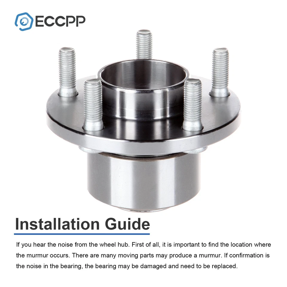 Conjunto de 2 cojinetes de cubo de rueda delantera para Volvo C30 C70 S40 V50 2007-2012 2013 Foto 4 de 4