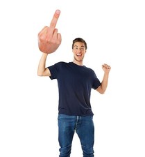 The Middle Finger Hand Sign