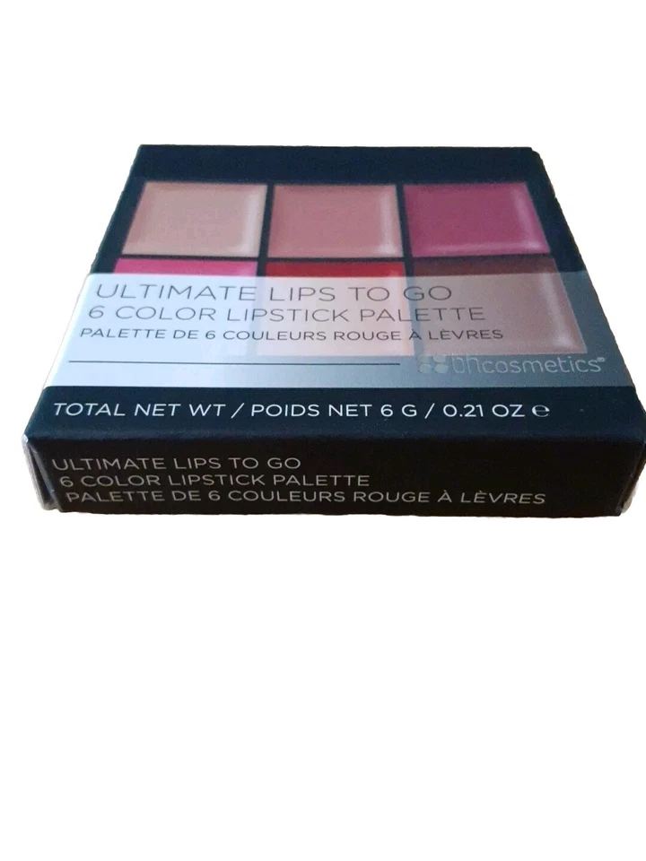 BH Cosmetics Ultimate Lips To Go 6 Color Palette Cream Brush On Germany NIP NEW - Image 4 of 4