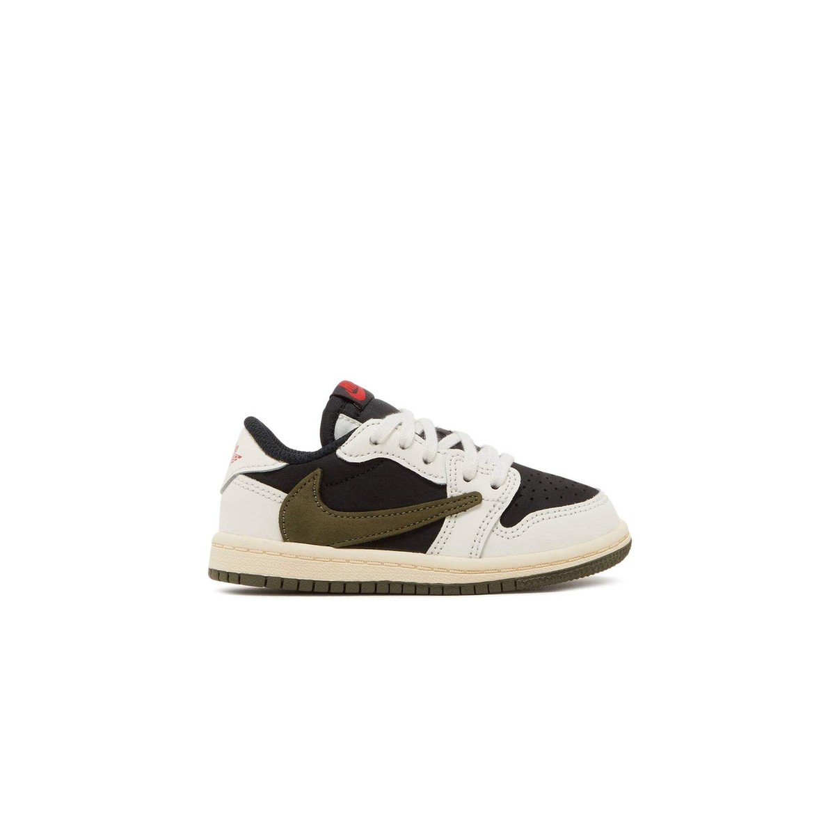 1Travis Scott × Nike TD Air Jordan 1 Low Air Jordan 1 Retro Low Og Sp Travis Scott Olive Bebe Td