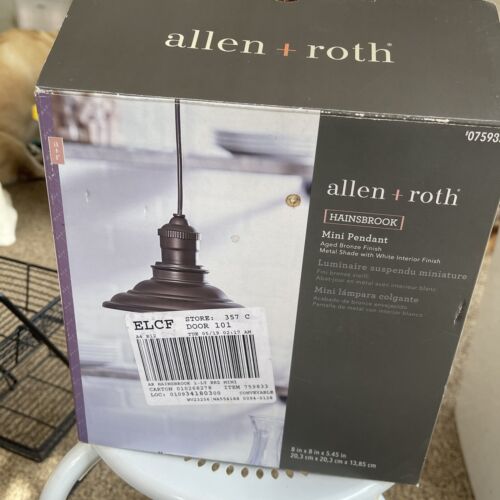 Allen & Roth Hainsbrook Mini Pendant Light #0759333 - Picture 1 of 7