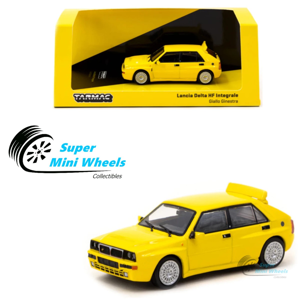 Tarmac Works 1:64 Lancia Delta HF Integrale Giallo Ginestra