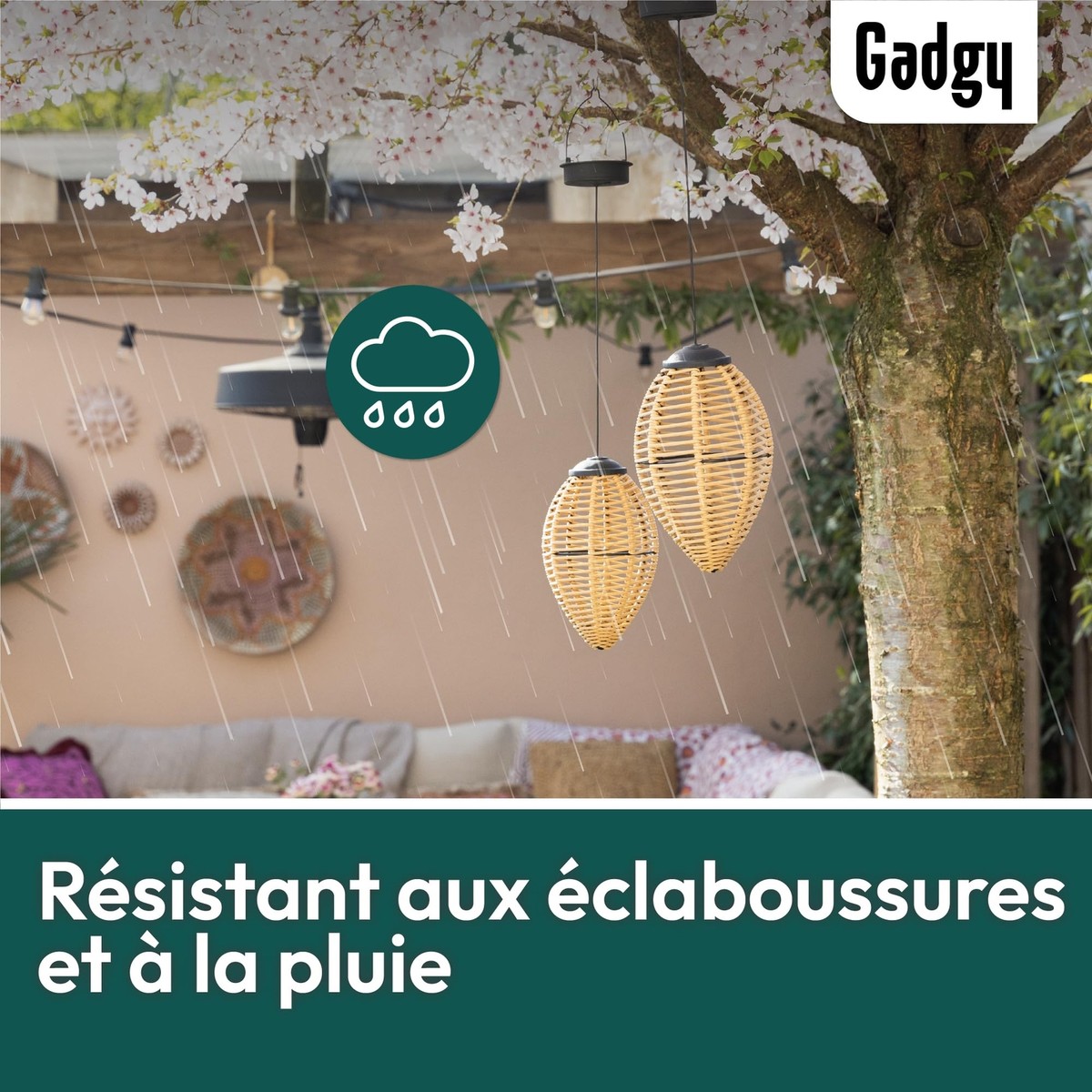 Lot De 2 Lampes Solaires De Rechange, Boîte À Piles, Panneau Solaire