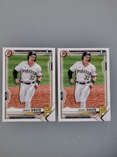 2021 Bowman Draft Henry Davis Lot. Pirates Review Photos & Read