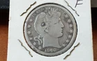 1902 BARBER HALF DOLLAR - VG+ - SEE PICS! -