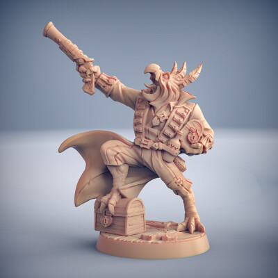 Gyros Pirate Papagei - Artisan Guild Fantasy Dungeons and Dragons Miniatur