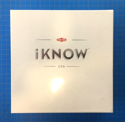 Tactic iKnow USA Trivia Strategy Board Game - Ages 15+/ 2-6 Players - New Sealed
