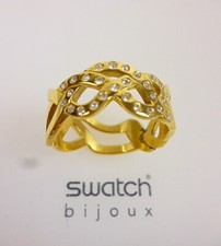 Swatch Bijoux Schmuck: Bague "Melted Beauty" Or (Jrj018) *Neuf / Top-Rareté!*