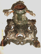 Stojak choinkowy około 1905 roku, DRGM, żeliwo, oryginalny, motyw pieśni szopka