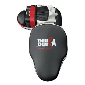 1 Pair Focus Pad Boxing Training Mitts MMA Strike Punching Bag Kick Curved Mitts