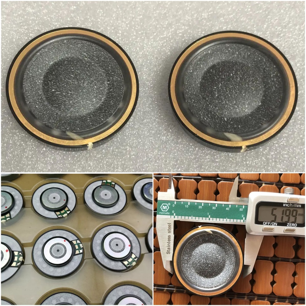 52mm Headphone LoudSpeaker Composited Carbon Driver For AKG N90