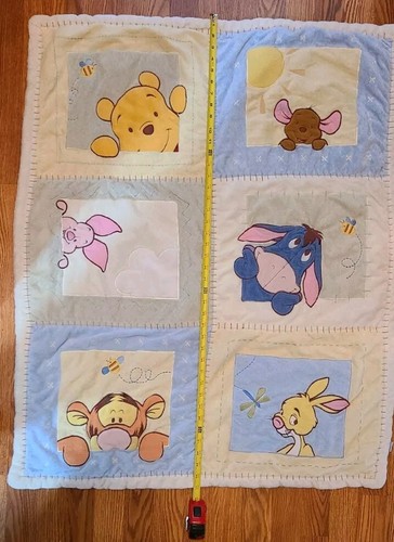 Trapuntino Disney Baby Winnie the Pooh toppa lavoro trapunta coperta maialino Eeyore - Foto 2 di 7
