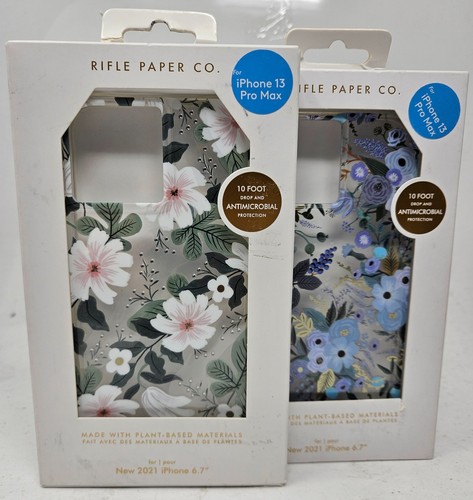 Rifle Paper Case für iPhone 13 Pro Max iPhone 12 Pro Max antimikrobielle Hartschale - Bild 1 von 5