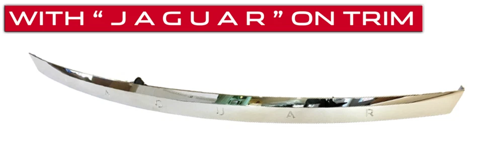 Jaguar XF/XFR 2009-2015 moldura trasera (vehículos con cámara de visión trasera solamente) Foto 3 de 3