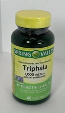 Spring Valley Triphala, Immunity & Digestive Health Support 1000mg, 60 Capsules