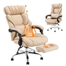 COLAMY Office Chair with Retractable Footrest, Ergonomic High Back Design Exe...