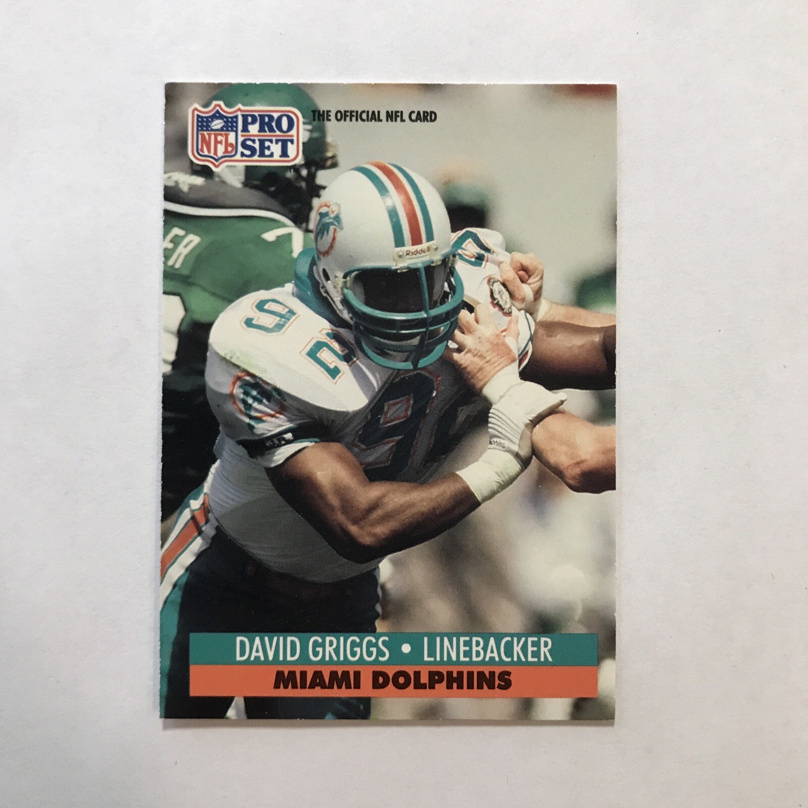1991 Pro Set #563 David Griggs Miami Dolphins Football Card