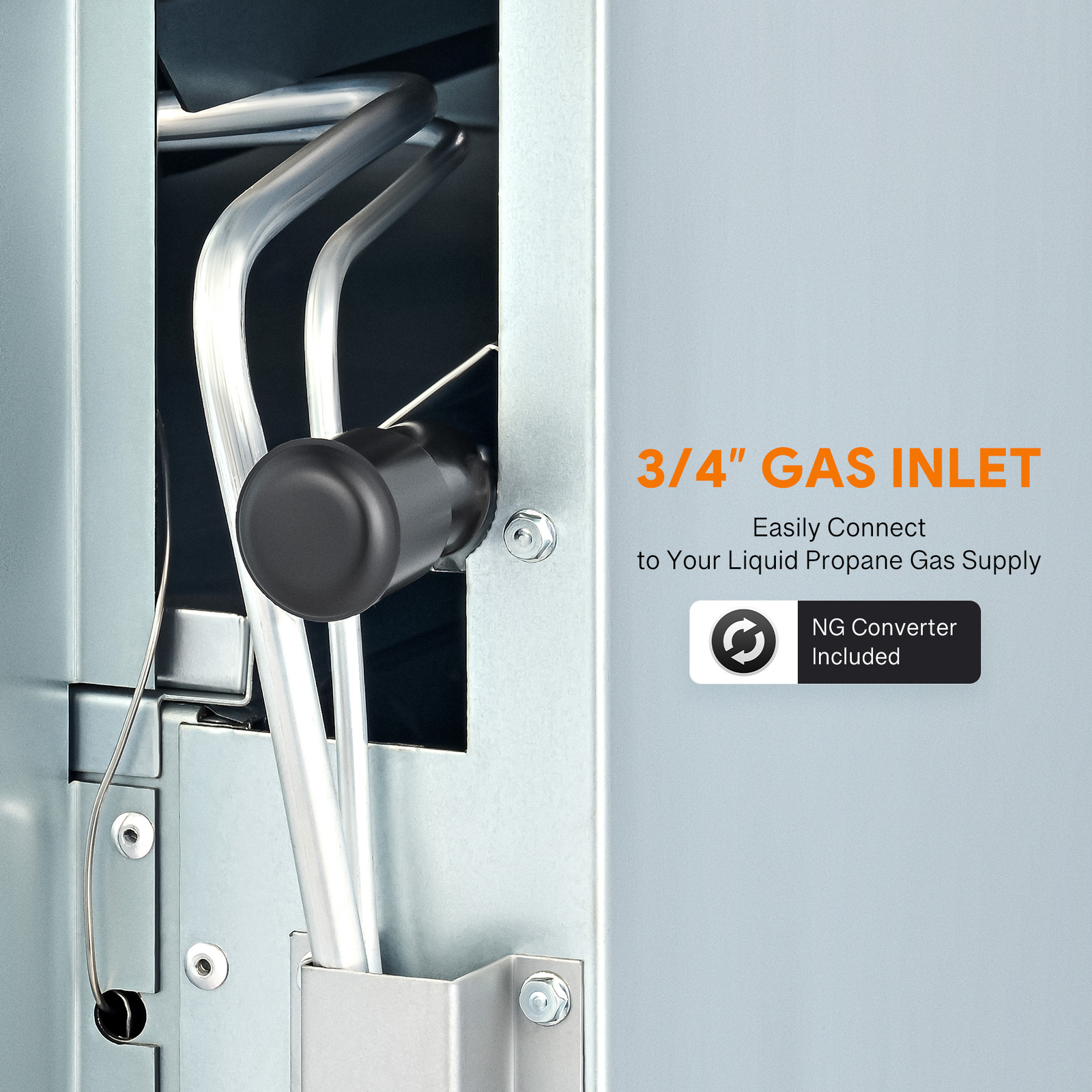 WILPREP 60" Liquid Propane Gas Range w Dual Oven 366000 BTU Capacity 10 Burner