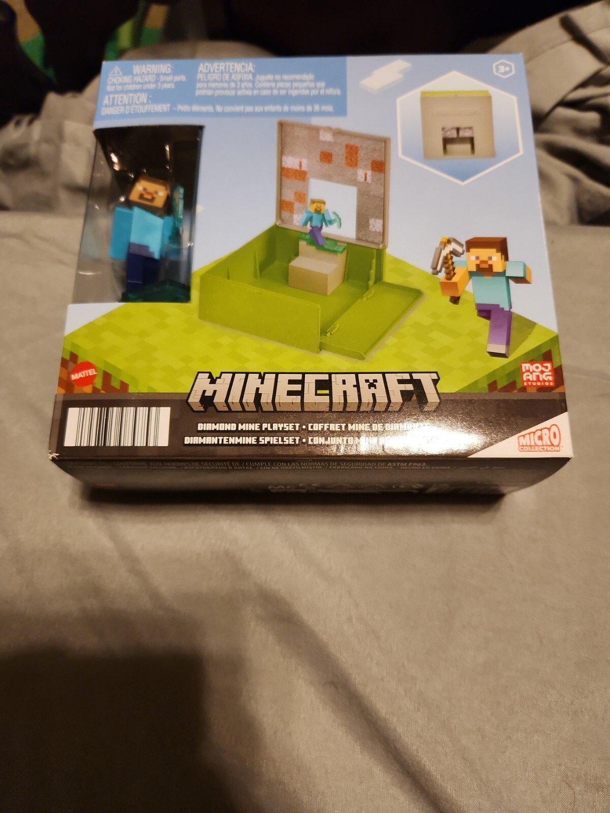 Minecraft Diamond Mine Collector's Playset (with Figure) - Officially Licensed 