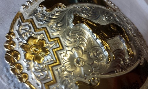NWSC Horse Show Belt BUCKLE, MONTANA SILVERSMITHS NUMBERED - Picture 3 of 5