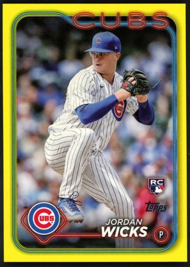 2024 Topps Series 2 Jordan Wicks #613 ROOKIE Yellow Border