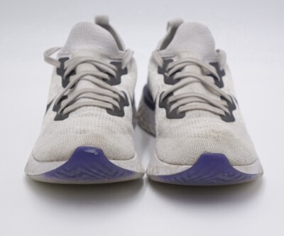 Size Nike Epic React Flyknit Vast Grey Court Purple for