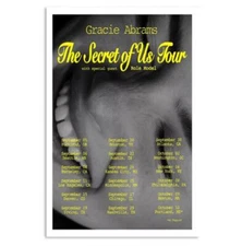 Gracie Abrams The Secret Of Us Tour 2024 Poster