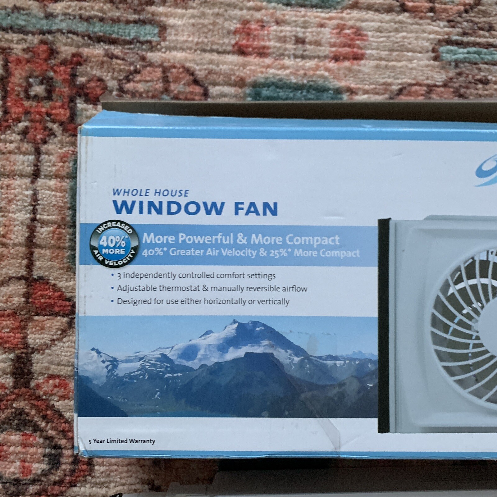 Bionaire BWF0502MWM Thin Window Fan, White Tested 48894050947 eBay