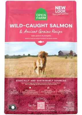 #ad Open Farm Salmon Grass Fed Ancient Grain Dog Food 22# $89.99