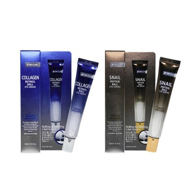 [3W CLINIC] Collagen Retinol/Snail Peptide Ball Eye Serum 30m / Korean Cosmetics