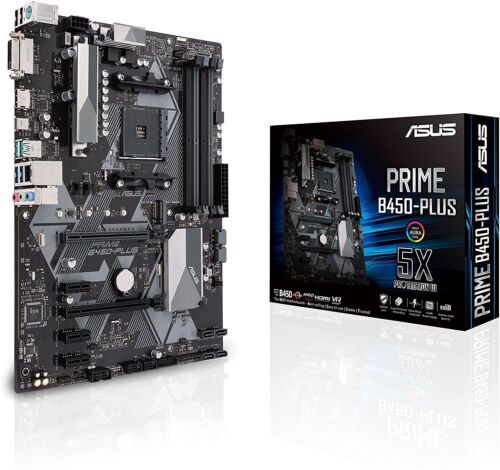 AM4 Motherboard PRIME B450-PLUS with ASUS AMD B450 ATX